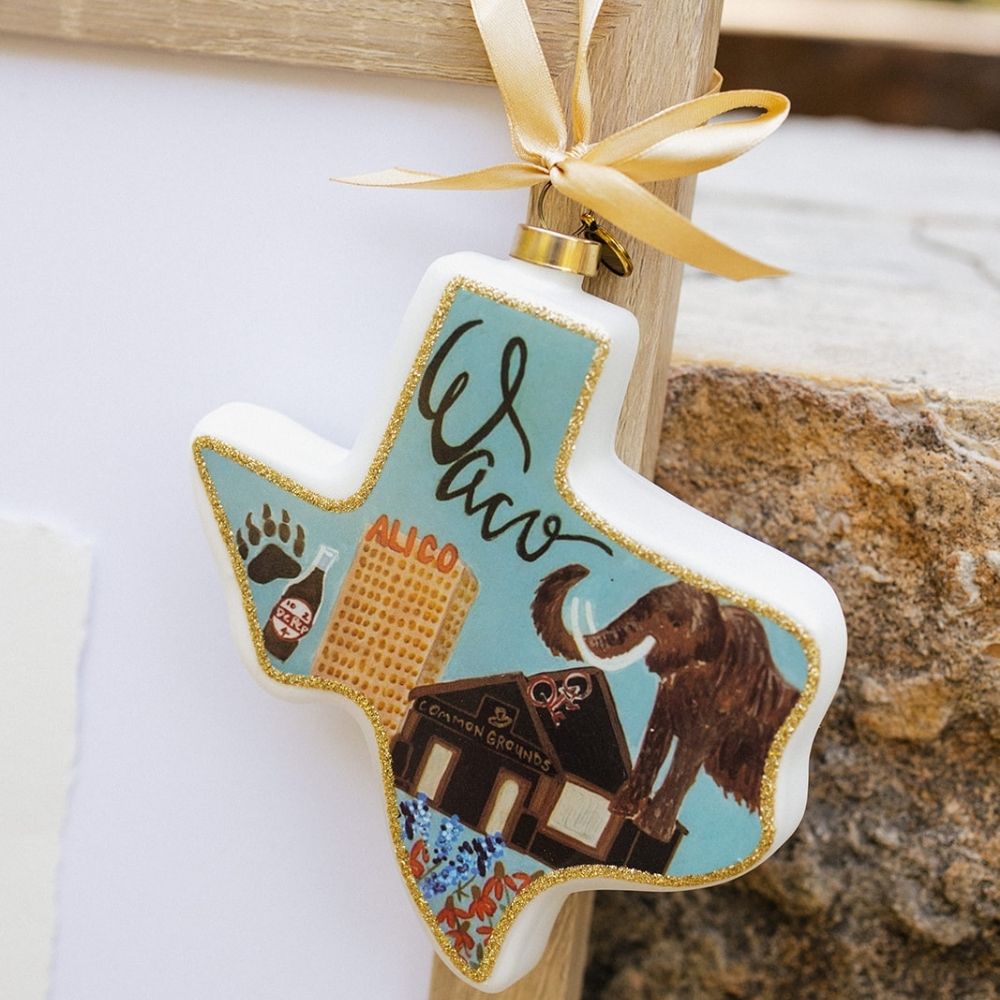 Waco Special Edition by Ashley Dalton 2025 Texan Christmas Ornament