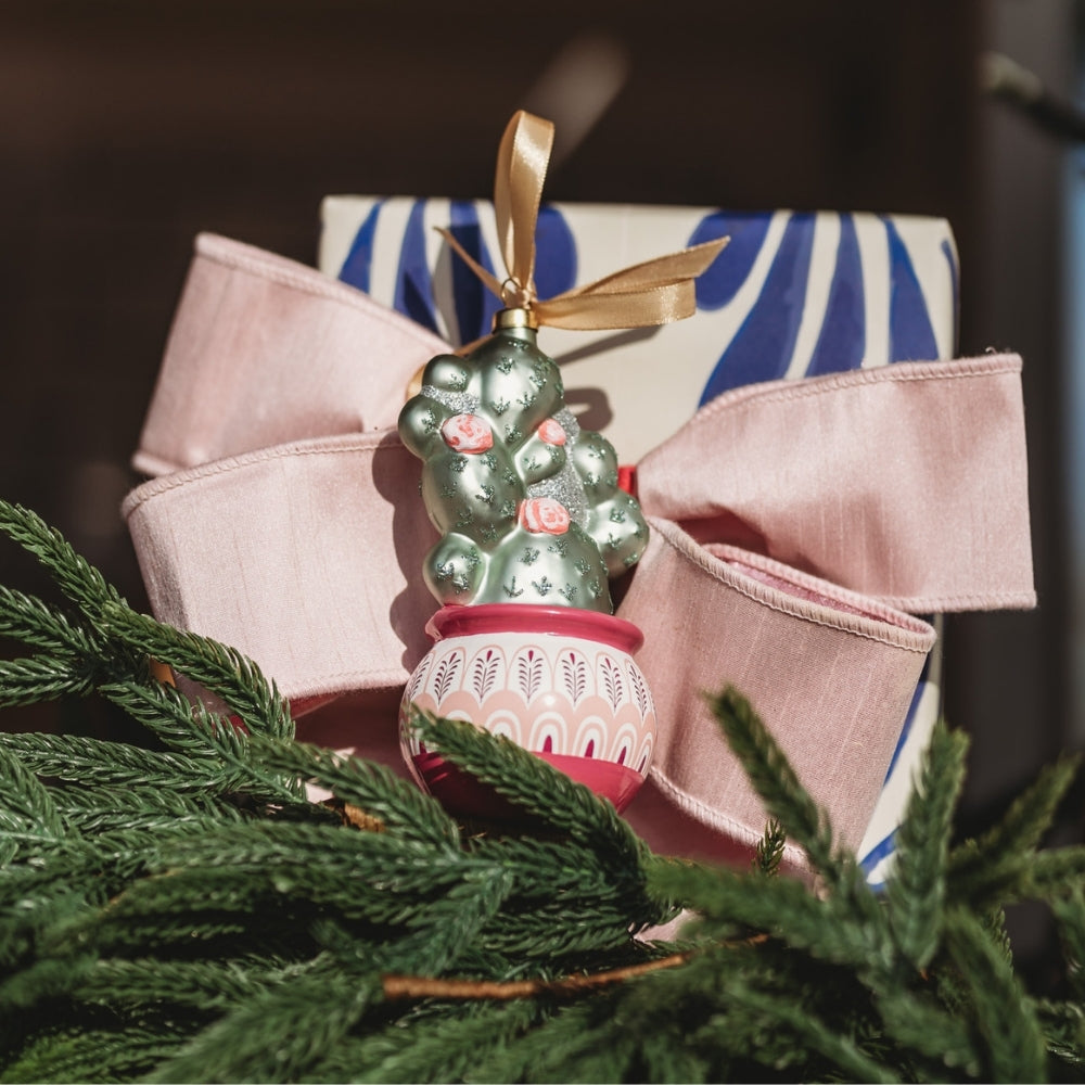 Prickly Pear Cactus 2025 Edition Texan Christmas Ornament