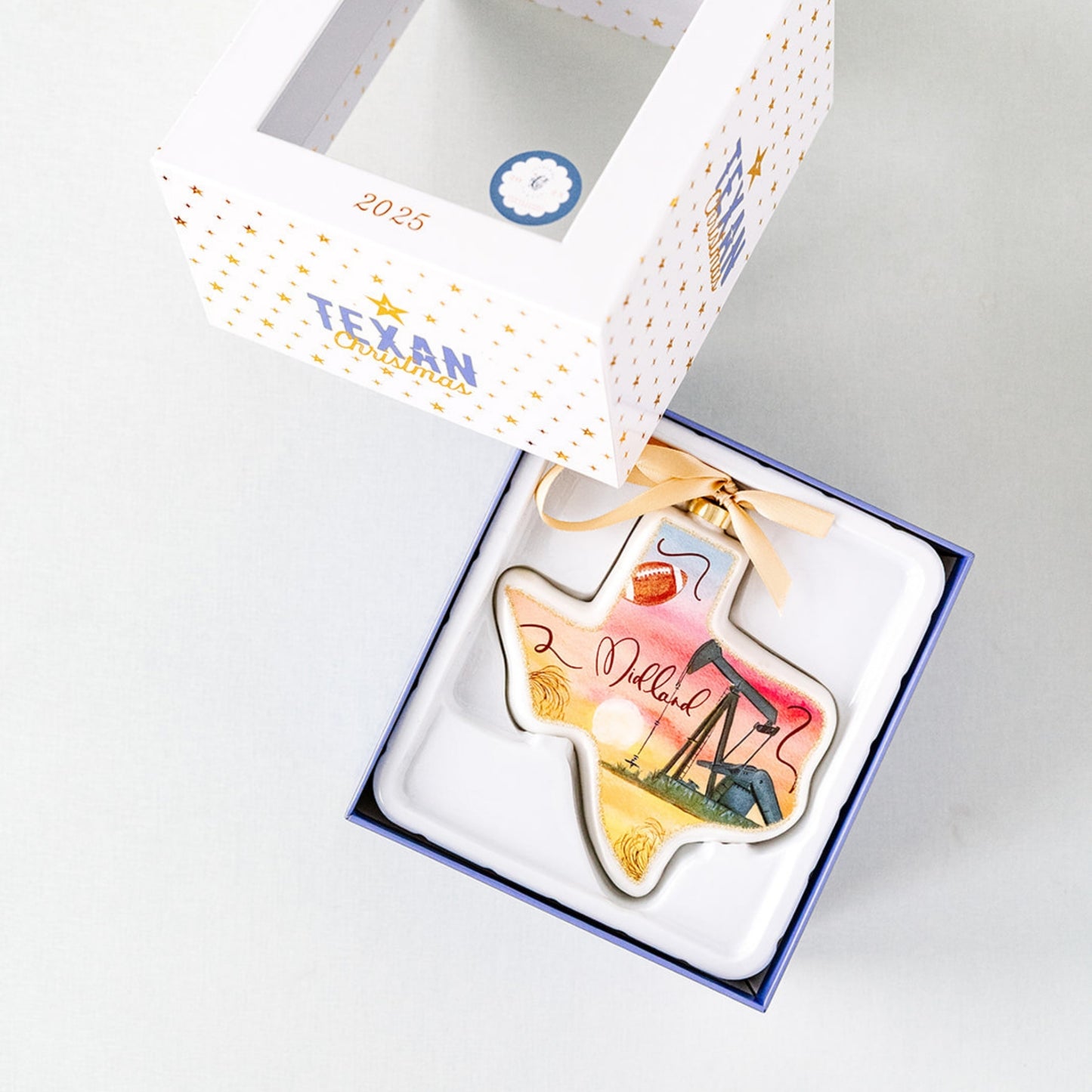 Midland Catherine Cartie City Capsule 2025 Texan Christmas Ornament
