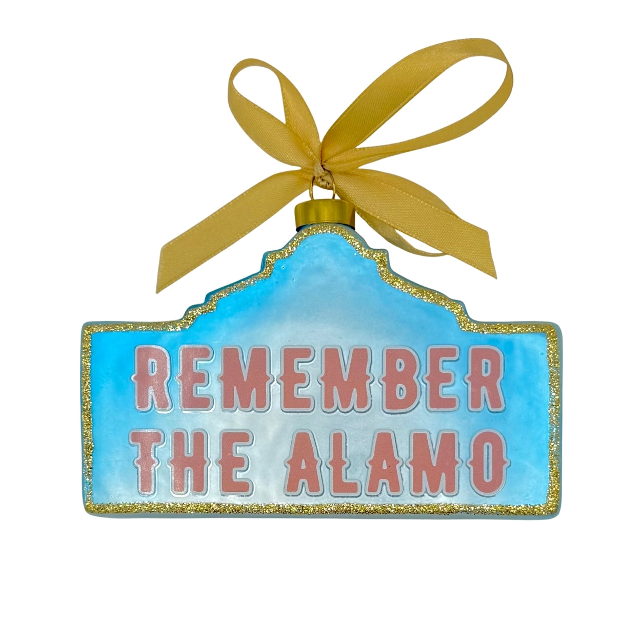 The Alamo 2025 Edition Texan Christmas Ornament