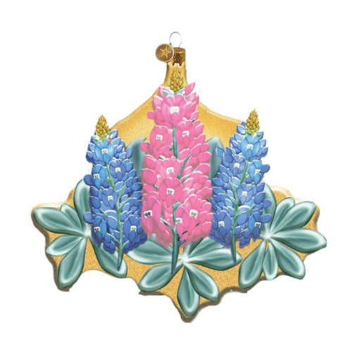 Texas Bluebonnet 2025 Texan Christmas Ornament