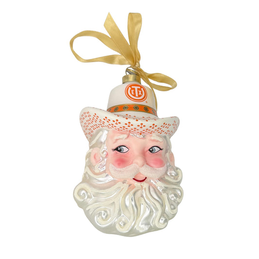 Texas Exes Cowboy Santa 2025 Edition Texan Christmas Ornament