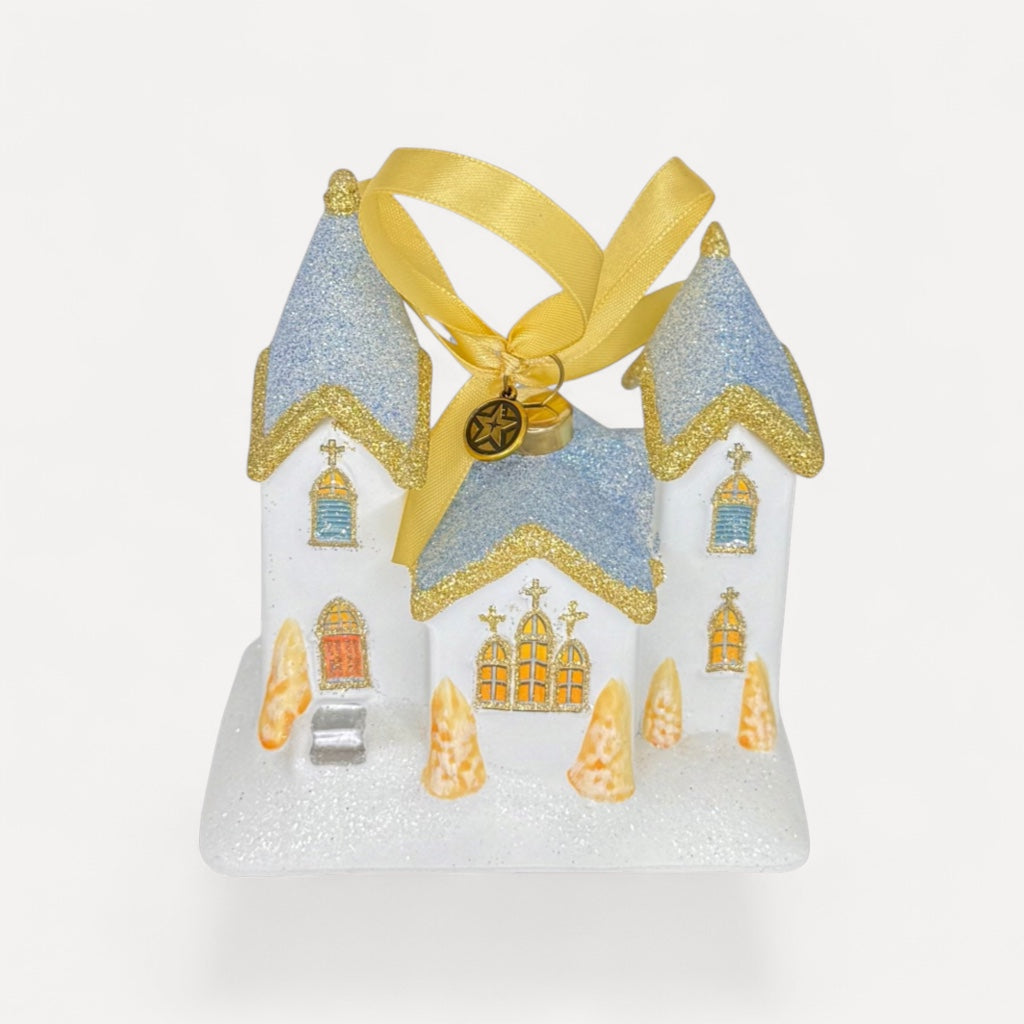 Church Blown Glass Christmas Ornament – 2026 First Edition
