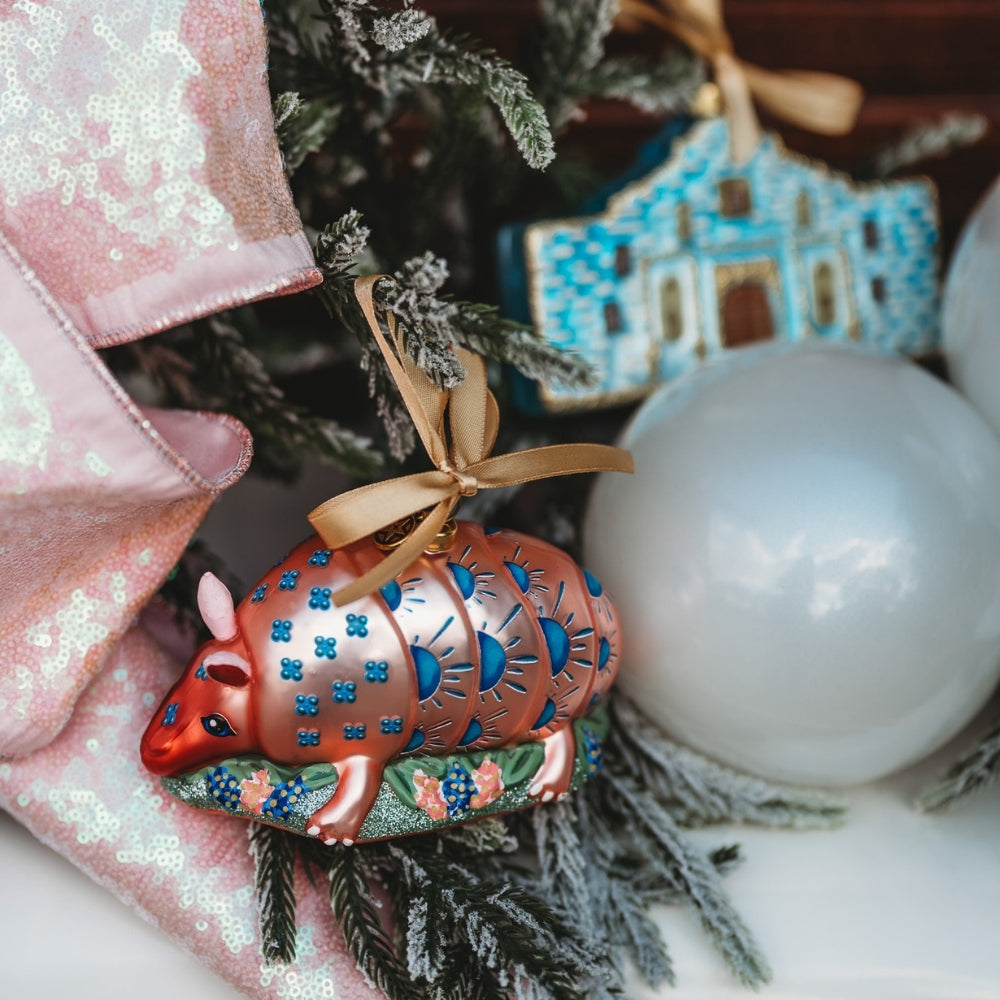 The Alamo 2025 Edition Texan Christmas Ornament