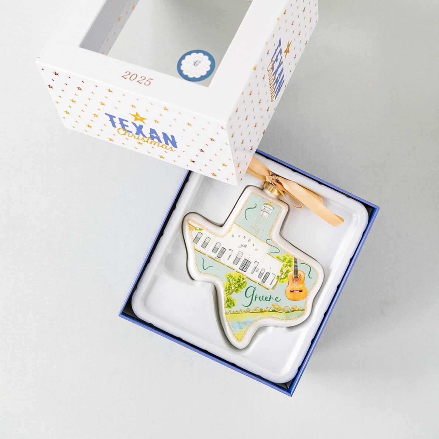 Gruene Catherine Cartie City Capsule 2025 Texan Christmas Ornament
