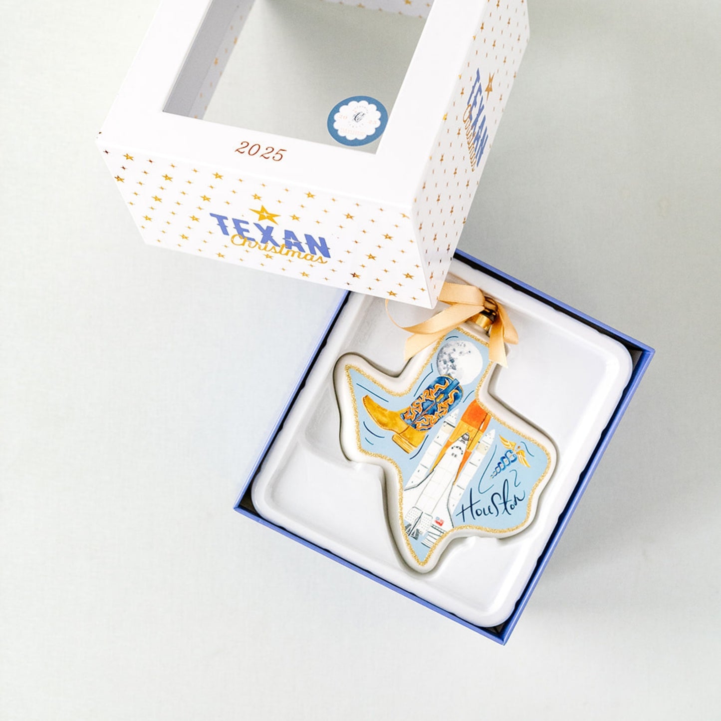 Houston Catherine Cartie City Capsule 2025 Texan Christmas Ornament