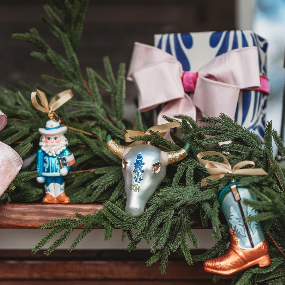 Cowboy Nutcracker 2025 Texan Christmas Ornament