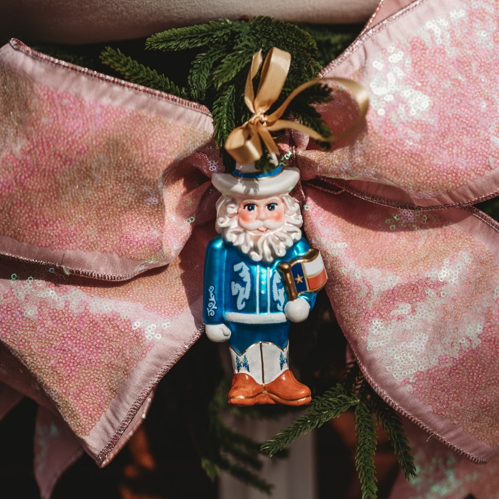 Cowboy Nutcracker 2025 Texan Christmas Ornament