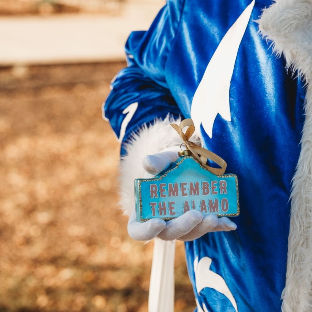 The Alamo 2025 Edition Texan Christmas Ornament