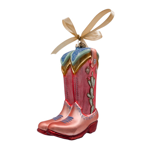 Double Boot 2024 First Edition Texan Christmas Ornament