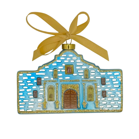 The Alamo 2025 Edition Texan Christmas Ornament