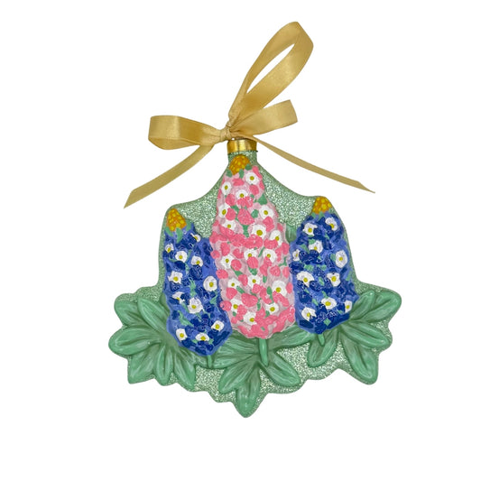 Texas Bluebonnet 2025 Texan Christmas Ornament