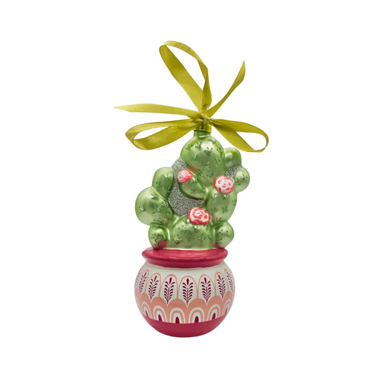 Prickly Pear Cactus 2025 Edition Texan Christmas Ornament