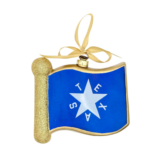 Republic of Texas Flag 2025 Texan Christmas Ornament