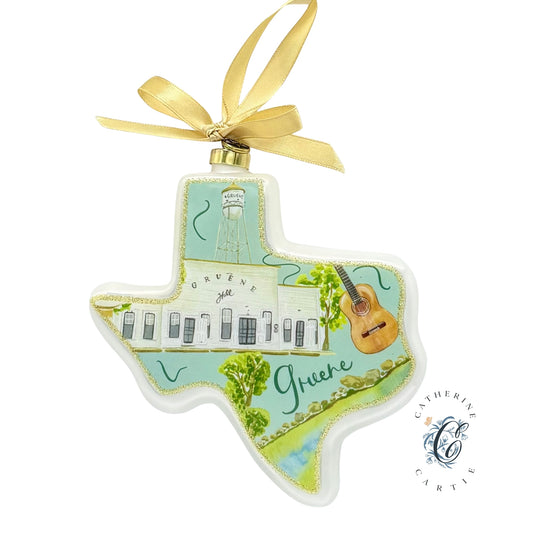 Gruene Catherine Cartie City Capsule 2025 Texan Christmas Ornament