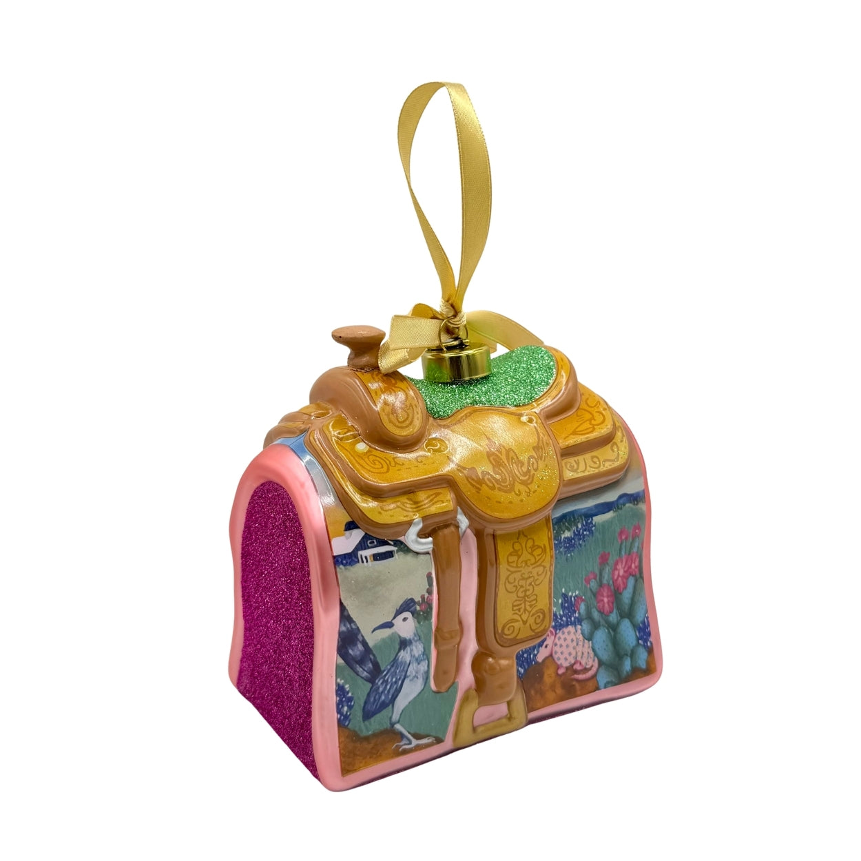 Texas Horse Saddle 2025 Texan Christmas Ornament