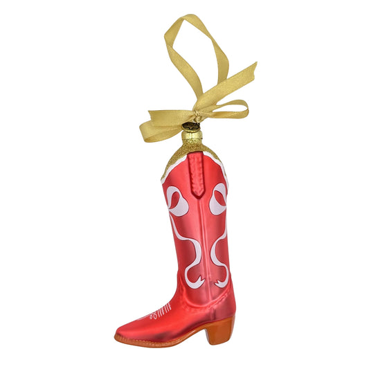 Texan Christmas 2025 Petite Paloma Claire Red Bow Boot