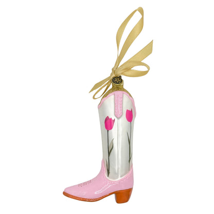 Texan Christmas x Petite Paloma Sadie Tulip Boot Ornament | 2025 Edition