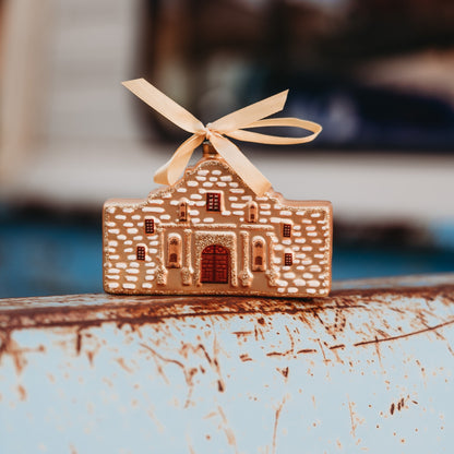 The Alamo Blown Glass Texas Christmas Ornament | Texan Christmas 2026 Edition