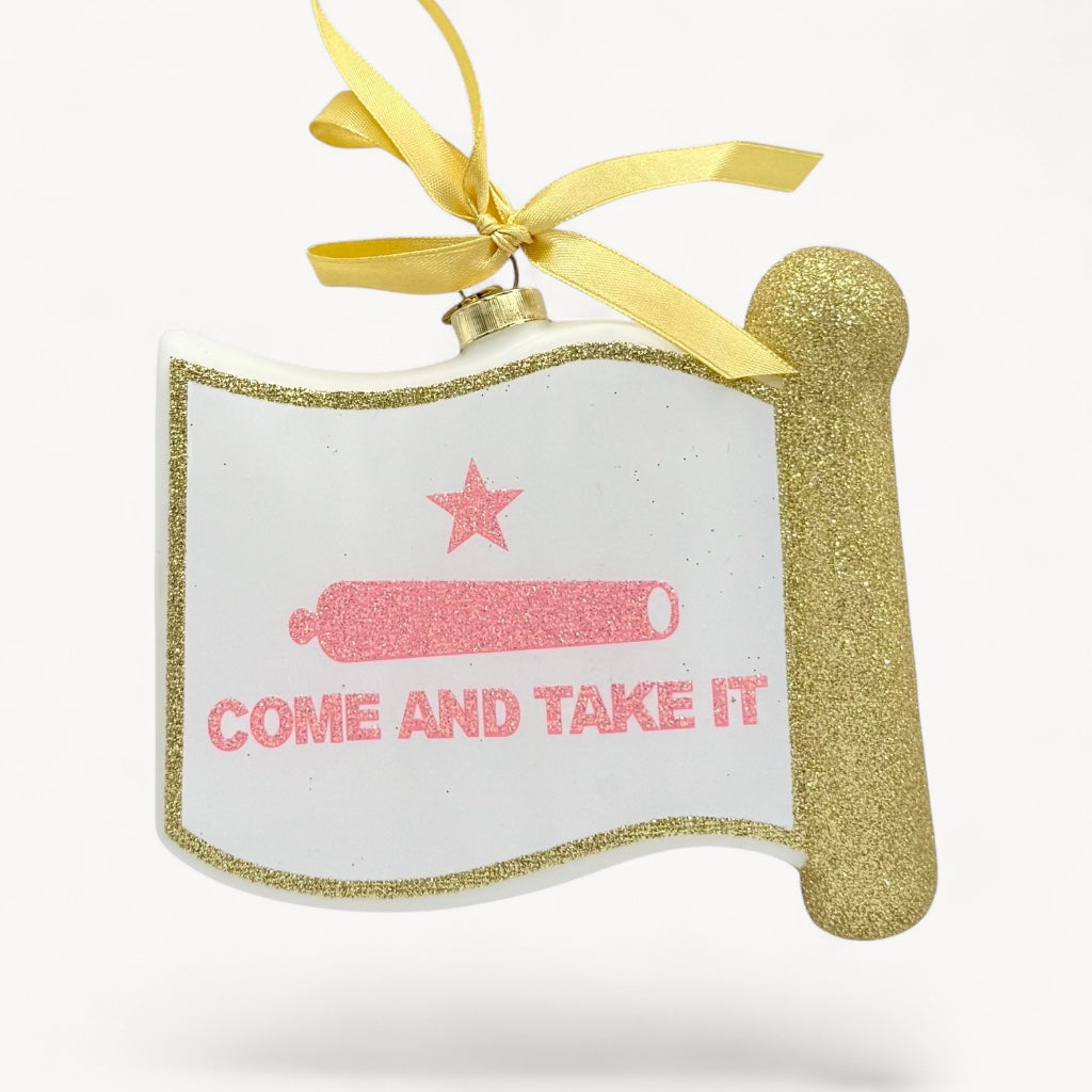Come and Take It Flag Texas Christmas Ornament | Texan Christmas 2026 Edition