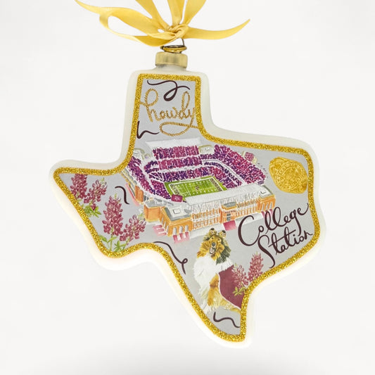College Station Catherine Cartie Texas Cities Collection | Texan Christmas 2026 Edition