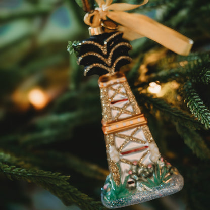 Texas Oil Derrick | Texan Christmas 2026 Edition Ornament