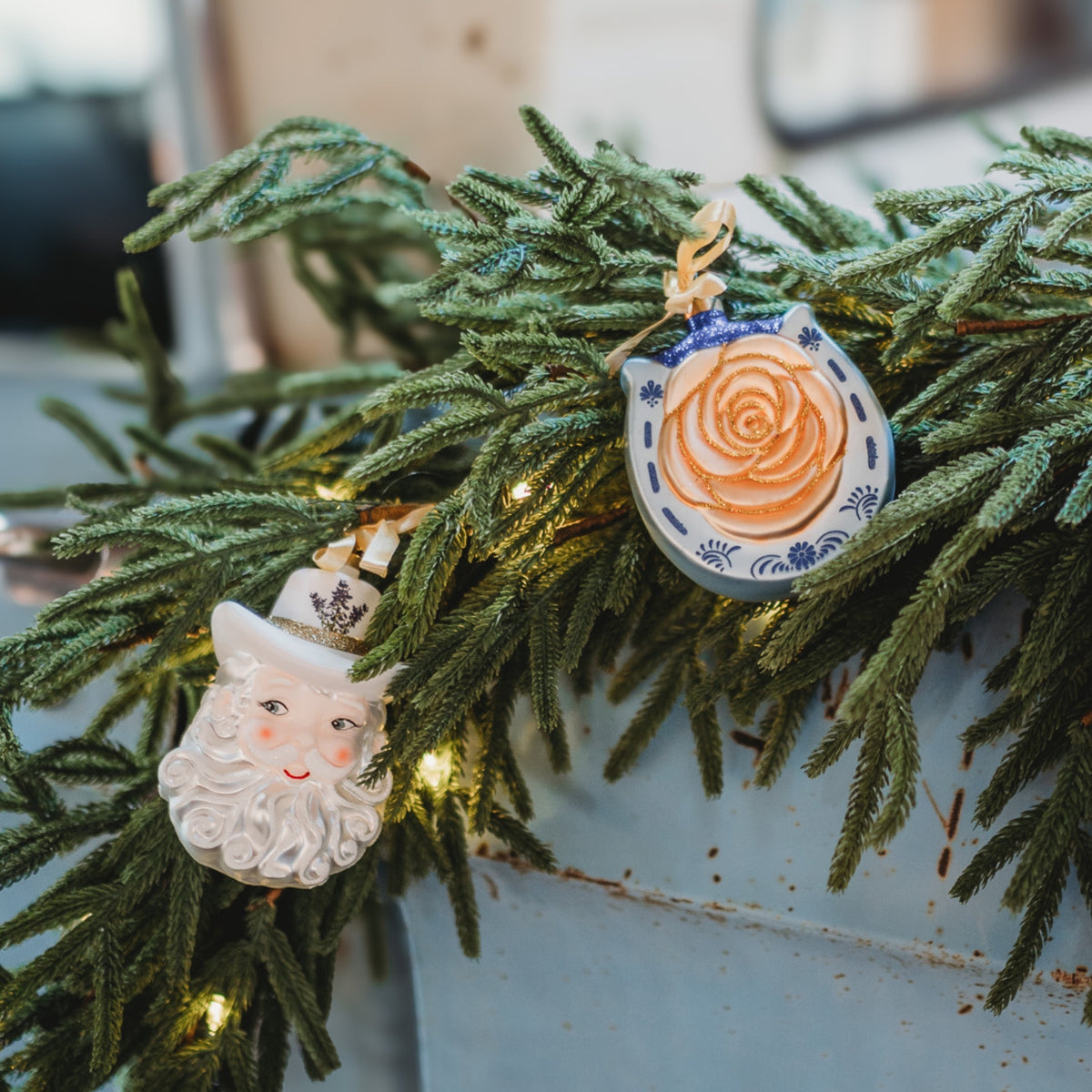 Lucky Horseshoe & Yellow Rose | Texan Christmas 2026 Edition Ornament