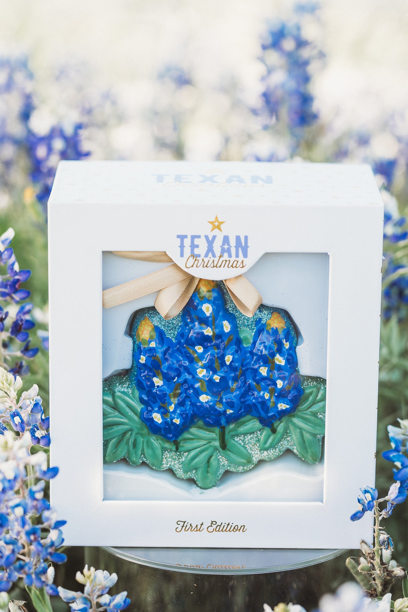 Texas Bluebonnet 2024 First Edition Texan Christmas Ornament