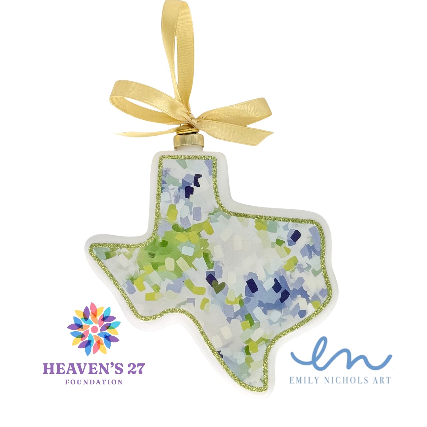 Texas Strong with Emily Nichols Commemorative Ornament Benefitting Heavens 27 Foundation